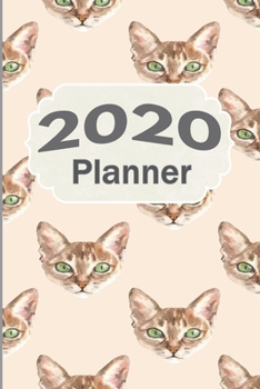 Paperback 2020 Planner: Monthly Planner, Weekly Planner, 2020 Calendar, Schedule Organizer, Monthly Calendar, Monthly Habit Tracker, Motivatio Book