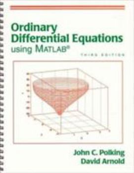 Paperback Ordinary Differential Equations Using MATLAB Book