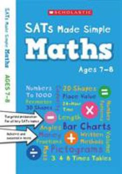 Paperback Maths Ages 7-8 (SATs Made Simple) Book