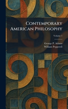 Hardcover Contemporary American Philosophy Book