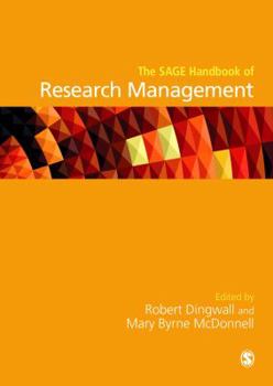 Hardcover The SAGE Handbook of Research Management Book