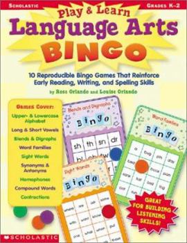 Paperback Play & Learn Language Arts Bingo Book