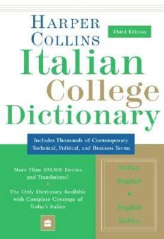 Hardcover HarperCollins Italian College Dictionary, 3rd Edition Book