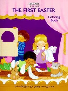 Paperback The First Easter Coloring Book (My Bible Pals Coloring Books) Book
