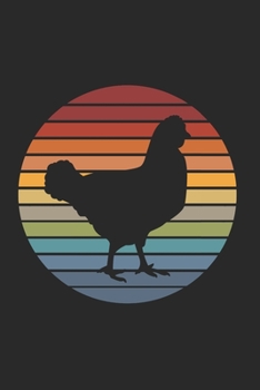 H�hnerstall Retro H�hner: Landwirt & Bauer Notizbuch 6'x9' Karo Geschenk f�r Dorfkind & Traktor Liebhaber