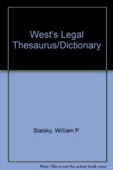 Hardcover Legal Thesaurus & Dictionary, Deleuxe Edition Book