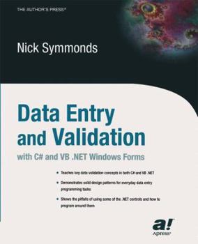 Paperback Data Entry and Validation with C# and VB .Net Windows Forms Book