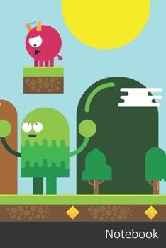 Notebook: Illustration, Videospiel, Grafik, Szene Notizbuch / pers�nliches Tagebuch / Schreibheft / Logbuch / Planer / Vokabelheft / Notizen - 6 x 9 Zoll (15,24 x 22,86 cm, ca. DIN A5), 150 linierte S