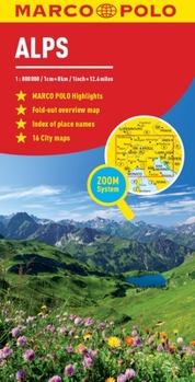 Map Alps Marco Polo Map Book