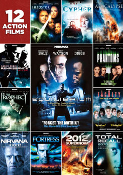 DVD 12-Film Action Pack Book