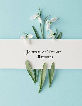 Paperback Journal of Notary Records: Public Journal O f Notary Records - Entry Logbook for Notorial Acts records and Events Log - Notary Receipt Book