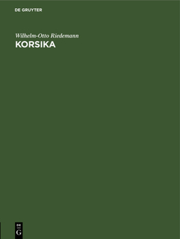 Hardcover Korsika: Bilder Einer Reise [German] Book