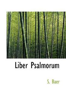 Paperback Liber Psalmorum [Hebrew] Book