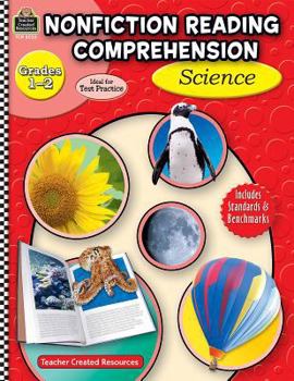 Paperback Nonfiction Reading Comprehension: Science, Grades 1-2 Book