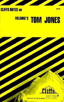 Paperback Cliffsnotes on Fielding's Tom Jones Book