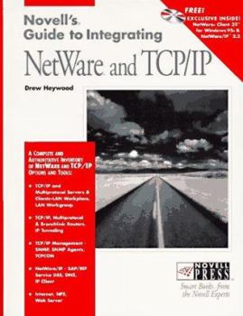 Paperback Novells Guide to Integrating NetWare and TCP/IP with CD-ROM Book