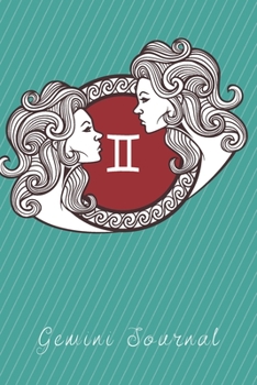 Gemini Journal : Zodiac Star Sign Journal: 6x9 Journal Paper 100 Pages Matte Cover