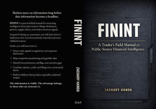 Paperback FININT: A Trader's Field Manual for Public-Source Financial Intelligence (Intelligence Tradebooks | Demeter Academy Press) Book