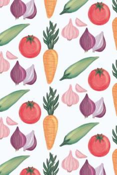 Paperback Vegetables: Graph Paper Notebook, 6x9 Inch, 120 pages Book