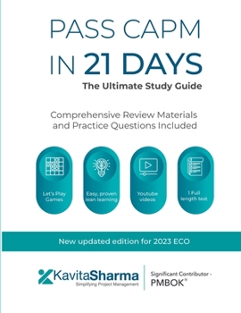 Paperback Pass CAPM in 21 Days - the Ultimate Study Guide Book