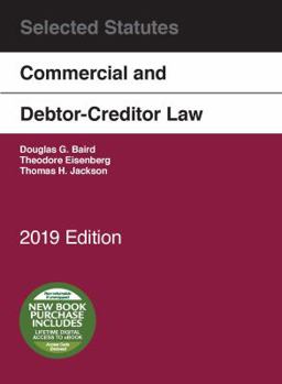 Paperback Commercial and Debtor-Creditor Law Selected Statutes, 2019 Edition Book