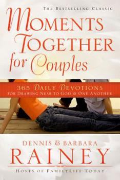 Paperback Moments Together for Couples: 365 Daily Devotions for Drawing Near to God & One Another Book