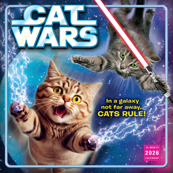 Calendar 2026 Cat Wars Wall Calendar Book