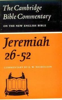 Paperback The Book of the Prophet Jeremiah, Chapters 26-52 Book