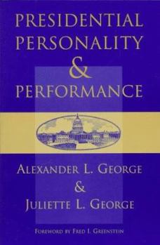 Paperback Presidential Personality and Performance Book