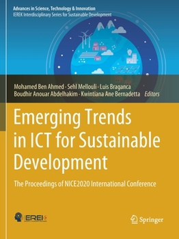 Paperback Emerging Trends in ICT for Sustainable Development: The Proceedings of Nice2020 International Conference Book