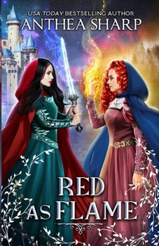 Paperback Red as Flame: A Dark Elf Fairytale Book