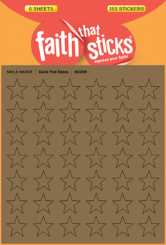 Paperback Gold Foil Stars Book