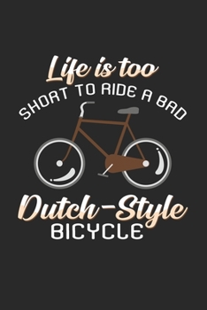 Dutch-Style bicycle: 6x9 Dutch Bicycle | grid | squared paper | notebook | notes