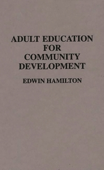 Hardcover Adult Education for Community Development Book