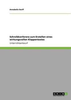 Paperback Schreibkonferenz zum Erstellen eines wirkungsvollen Klappentextes [German] Book
