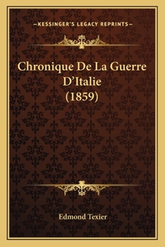 Paperback Chronique De La Guerre D'Italie (1859) [French] Book