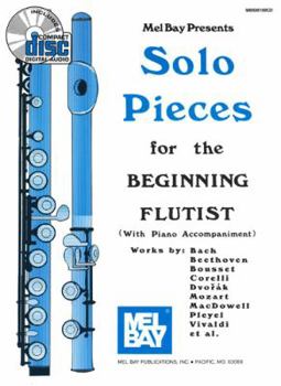 Paperback Solo Pieces for the Beginning Flutist Book/CD Set08/31/2015 [With CD] Book