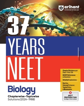 Paperback 37 Years Neet- Biology Book