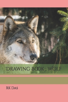 Paperback Drawing Book: Wolf Book