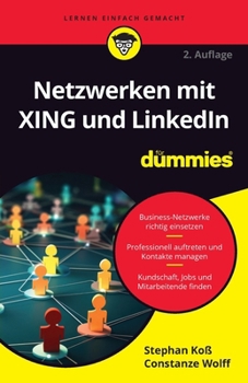 Paperback Netzwerken mit XING und LinkedIn für Dummies [German] Book