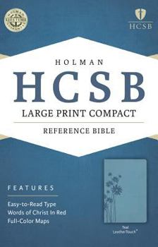 Imitation Leather Large Print Compact Reference Bible-HCSB [Large Print] Book
