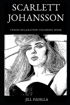 Paperback Scarlett Johansson Stress Relaxation Coloring Book