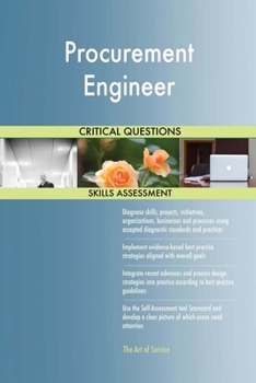 Paperback Procurement Engineer Critical Questions Skills Assessment Book