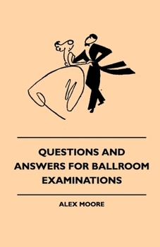 Hardcover Questions And Answers For Ballroom Examinations Book