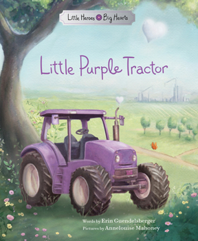 Hardcover Little Purple Tractor Book