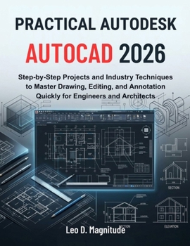 Paperback Practical Autodesk AutoCAD 2026: Step-by-Step Projects and Industry Techniques to Master Drawing, Editing, and Annotation Quickly for Engineers and Ar Book