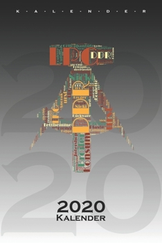 DDR Wortwolke Hammer mit Zirkel Kalender 2020: Jahreskalender für alle Ostalgie Fans (German Edition)