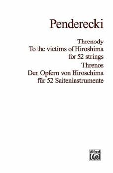 Paperback Threnody: Miniature Score (Belwin Edition) Book