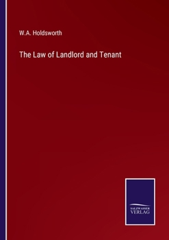 Paperback The Law of Landlord and Tenant Book