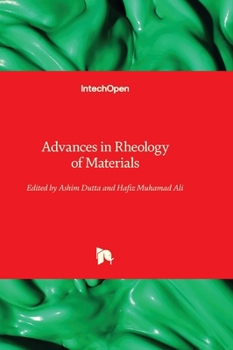 Hardcover Advances in Rheology of Materials Book